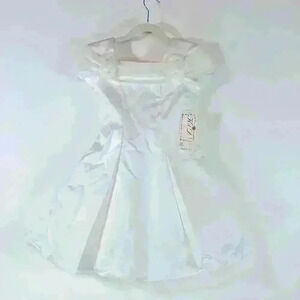 6 Wedding flower girl dress NWT Off white K2